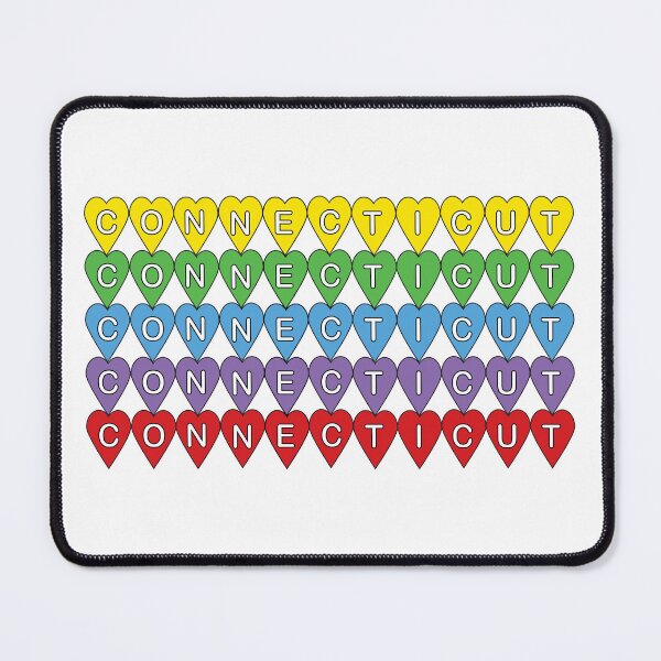 Item preview, Connecticut Rainbow Hearts designed and sold by ValeriesGallery.