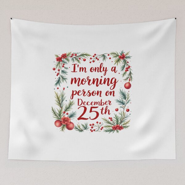 Item preview, I'm only a morning person on December 25th designed and sold by jkrphoto.