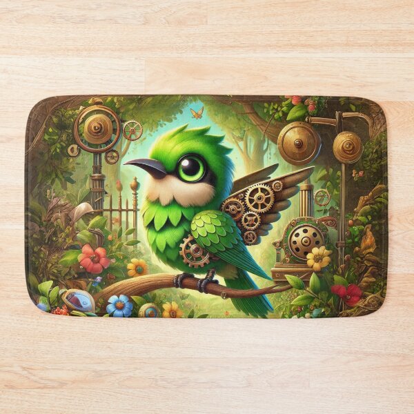 Item preview, Steampunk Green Bee-Eater designed and sold by Sillytoe.