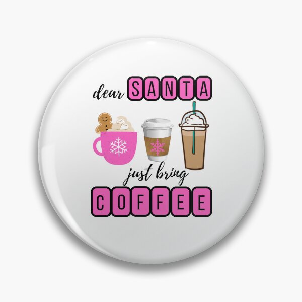 Item preview, Santa Bring Coffee Pink designed and sold by BFentress.