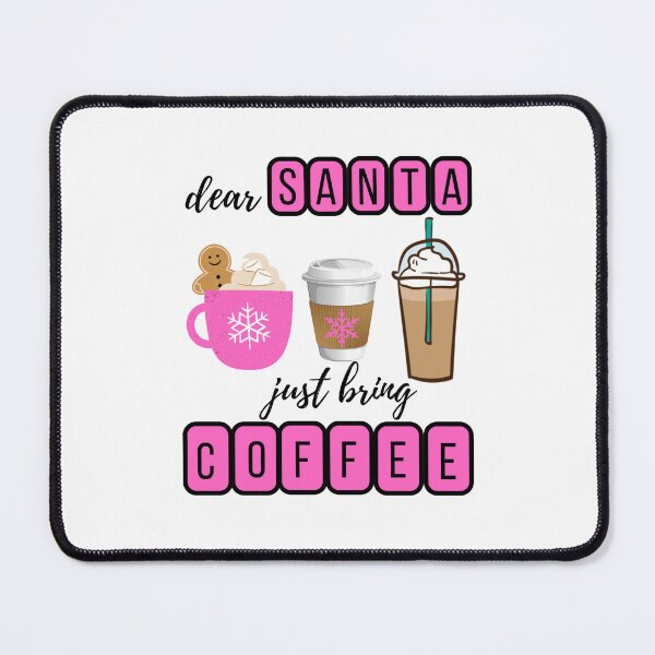 Item preview, Santa Bring Coffee Pink designed and sold by BFentress.