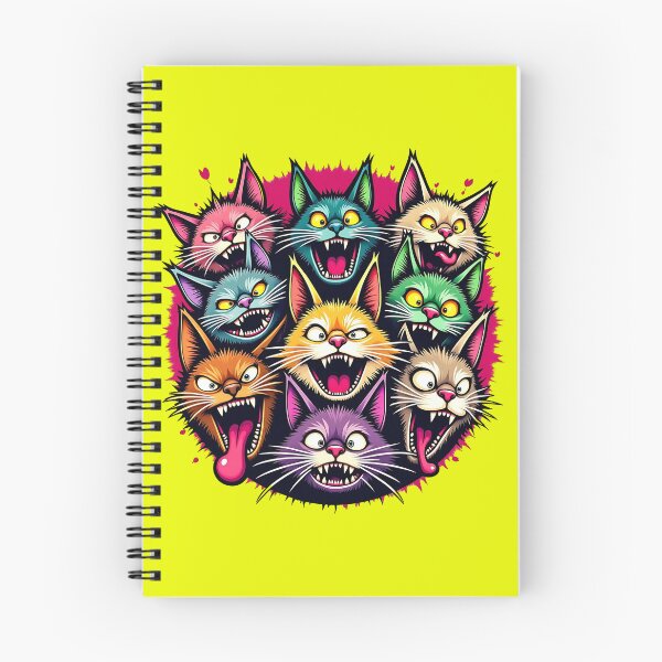 Item preview, Crazy Cats With Scary Faces designed and sold by Redblackman.
