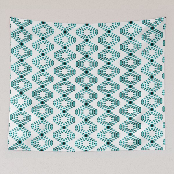 Item preview, Blue symmetrical X pattern design. designed and sold by SOJI hanae.