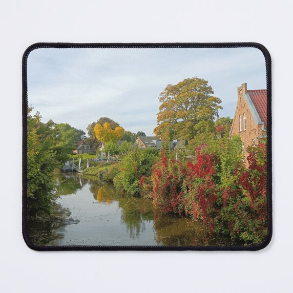 Item preview, Romantic river landscape with colorful trees designed and sold by smartlogo_factory.