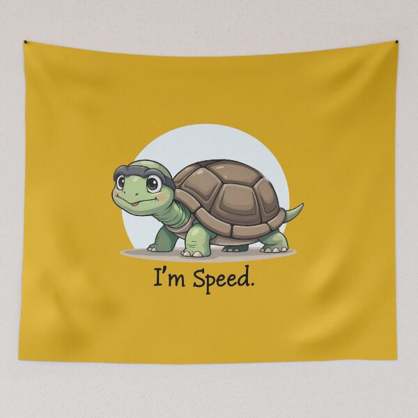 Item preview,  I am speed, a runner turtle designed and sold by Dot1001.