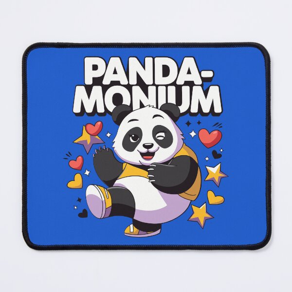 Item preview, Panda-Monium Fun Panda and Hearts designed and sold by serein32.