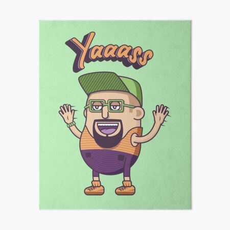 Yes Please Art Board Prints Redbubble - saaasssss roblox