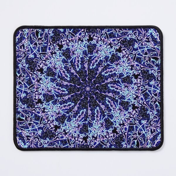 Item preview, Buddleja with winter seedheads, neon kaleidoscope 1 vertical designed and sold by paulboizot.