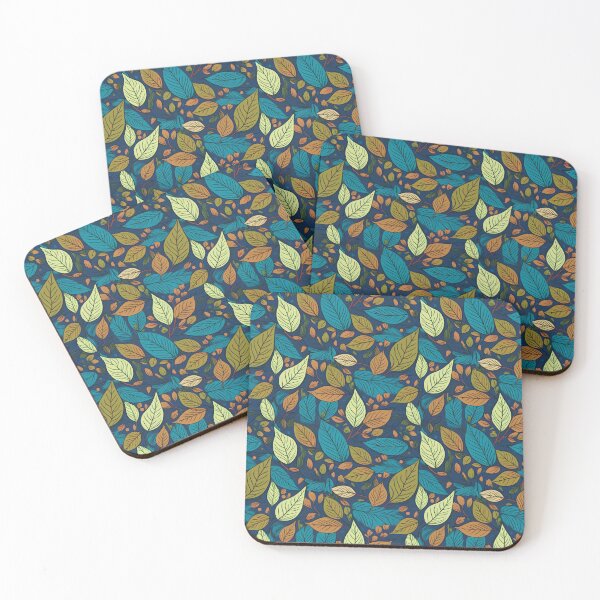 Item preview, Modern Minimalist: A minimalist pattern with simple, geometric leaf shapes in muted tones, perfect for a contemporary look. designed and sold by Grang Art Artistic Designs.