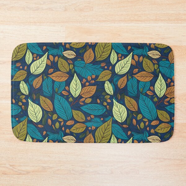 Item preview, Modern Minimalist: A minimalist pattern with simple, geometric leaf shapes in muted tones, perfect for a contemporary look. designed and sold by Camel & Quirk.