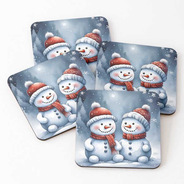 Item preview, Two cute snowmen designed and sold by Sopilka.