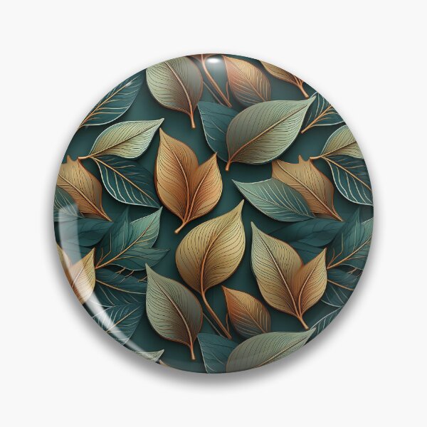Item preview, Rustic Charm: A rustic pattern with leaves in earthy tones, creating a natural and organic feel. designed and sold by Grang Art Artistic Designs.