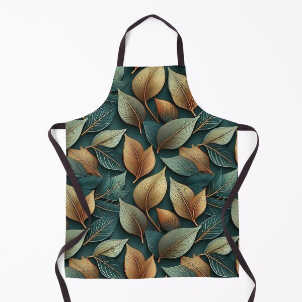 Item preview, Rustic Charm: A rustic pattern with leaves in earthy tones, creating a natural and organic feel. designed and sold by Grang Art Artistic Designs.