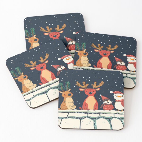 Item preview, Christmas animals on the roof designed and sold by Dadziosz.
