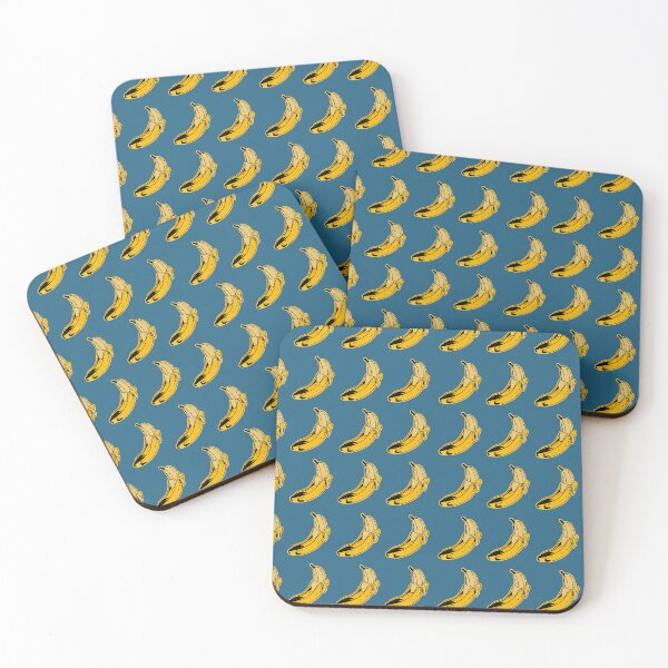 Item preview, Pop art style bananas, fruit patterns designed and sold by Dot1001.