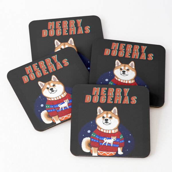 Item preview, Dogecoin Merry Dogemas Christmas Ugly Christmas sweater and shirts Space theme designed and sold by NFTDesignsBLV.