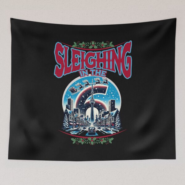 Item preview, Sleighing in The Six  designed and sold by SavvyEarth.