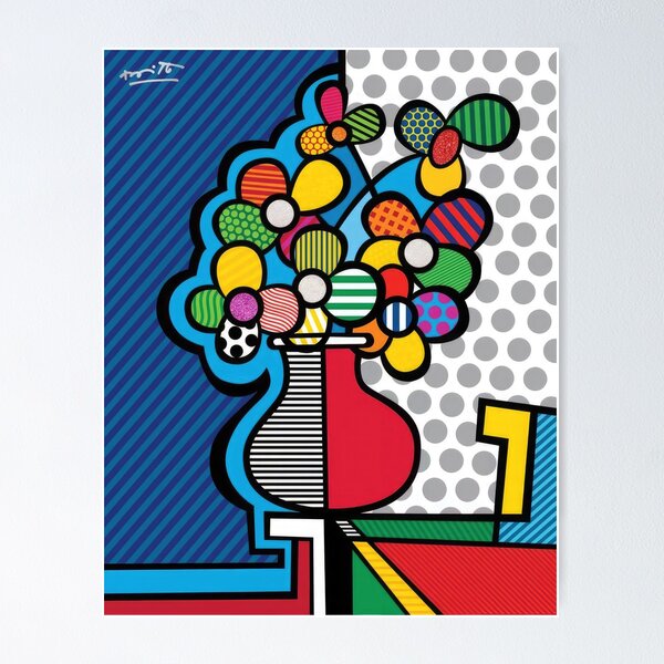 romero britto - romero britto Poster