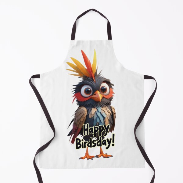 Item preview, Cute Colorful Bird with "Happy Birdsday" Greeting - Fun Birthday Design designed and sold by lamp148.