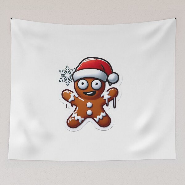 Item preview, Funny Gingerbread Christmas Characters - Delightful T-Shirts & Gifts collection on Redbubble designed and sold by MiszungART.