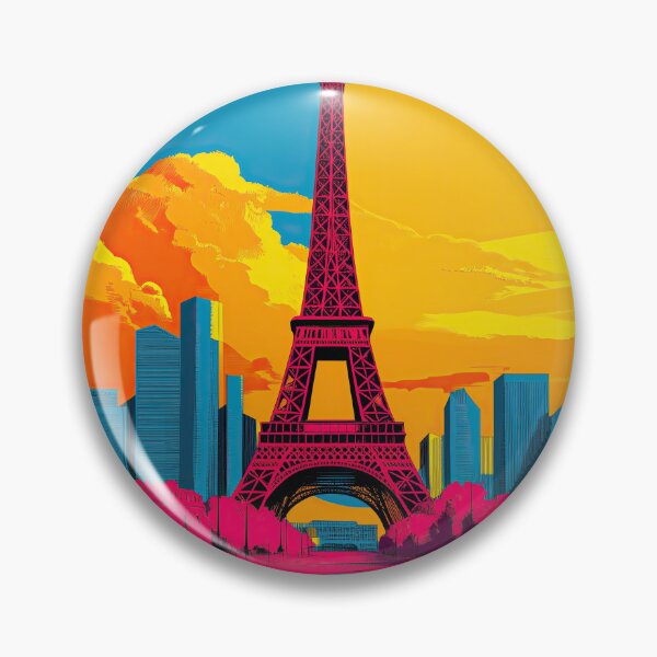 Aperçu de l'œuvre Voyage Popart - Paris créée et vendue par EvansCreative.