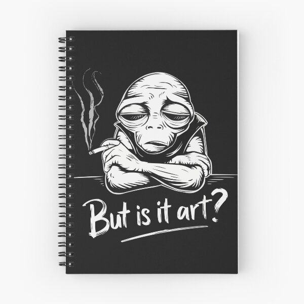 Item preview, Alien Smoking - But Is It Art? designed and sold by RebeccaRe.