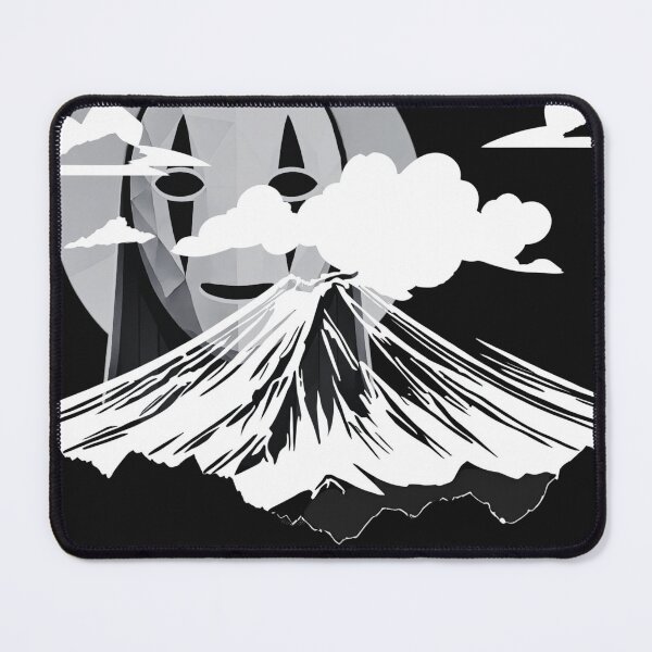 Item preview, "Spooky Character Peeking Behind Mount Fuji" New Year designed and sold by AyaJP.