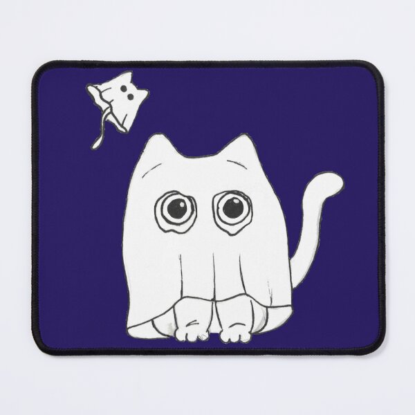 Item preview, Cat dressed as a ghost with ghost kittens designed and sold by Ms-Nightshade.