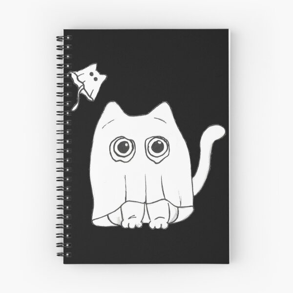 Item preview, Cat dressed as a ghost with ghost kittens designed and sold by Ms-Nightshade.