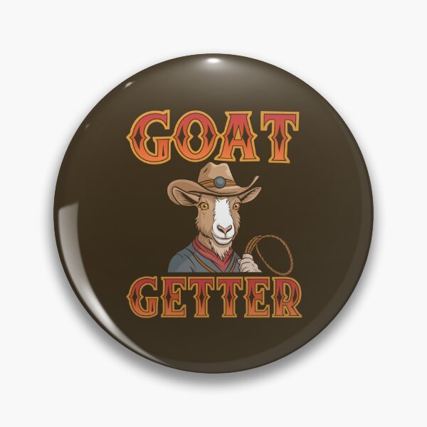 Item preview, Goat Getter Cowboy Fun Illustration designed and sold by serein32.