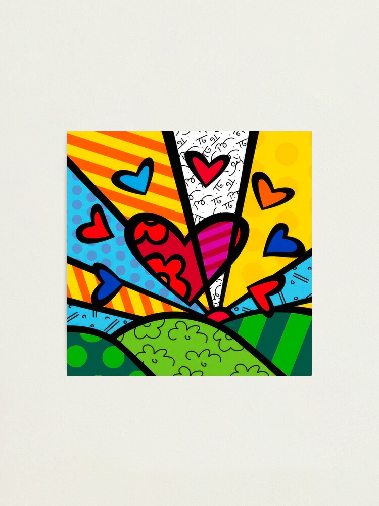 Thumbnail 2 von 3, Fotodruck, romero britto - romero britto designt und verkauft von mandiekuoART.
