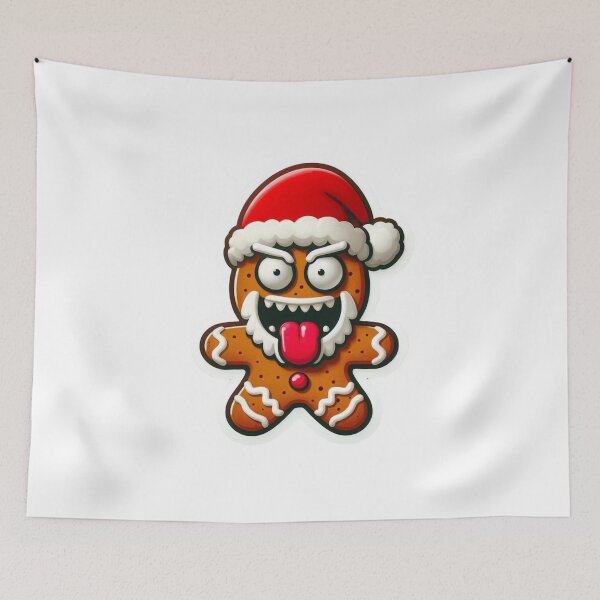 Item preview, Funny Gingerbread Christmas Characters - Delightful T-Shirts & Gifts collection on Redbubble designed and sold by MiszungART.