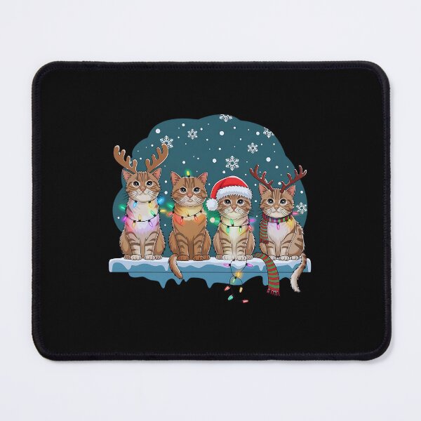 Item preview, Four Cats Christmas Led Lights designed and sold by Ambient Mind Design.