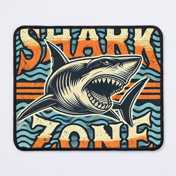 Item preview, Shark Zone Art designed and sold by DesignHub.