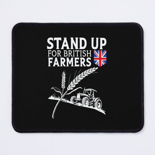 Item preview, Stand Up for British Farmers - Wheat and Tractor Design designed and sold by Text2tee.