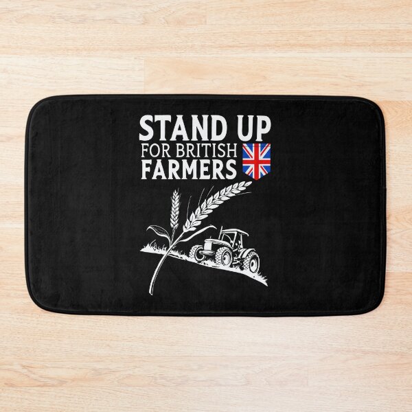 Item preview, Stand Up for British Farmers - Wheat and Tractor Design designed and sold by Text2tee.
