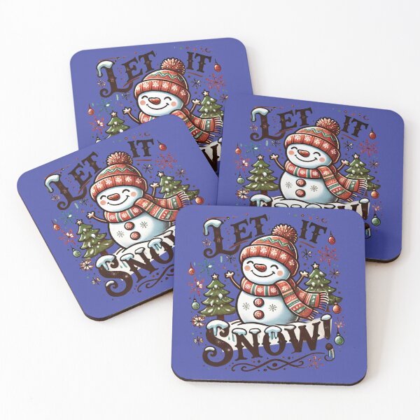 Item preview, Let It Snow! Joyful Snowman Design designed and sold by leyfinder.