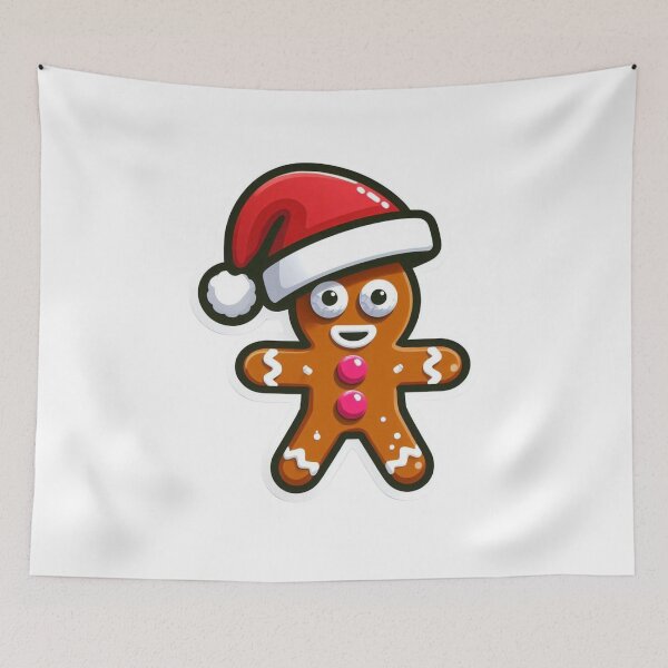Item preview, Funny Gingerbread Christmas Characters - Delightful T-Shirts & Gifts collection on Redbubble designed and sold by MiszungART.