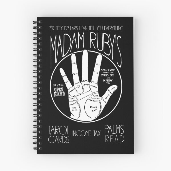 Item preview, Madam Ruby: Tarot Cards, Income Tax and Palms Read designed and sold by HereticTees.