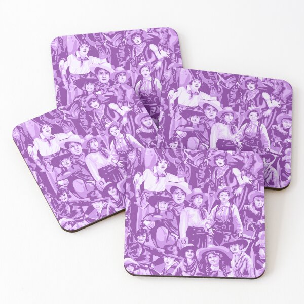 Item preview, Old West Cowgirls All-Over Print designed and sold by Unhinged Heather.