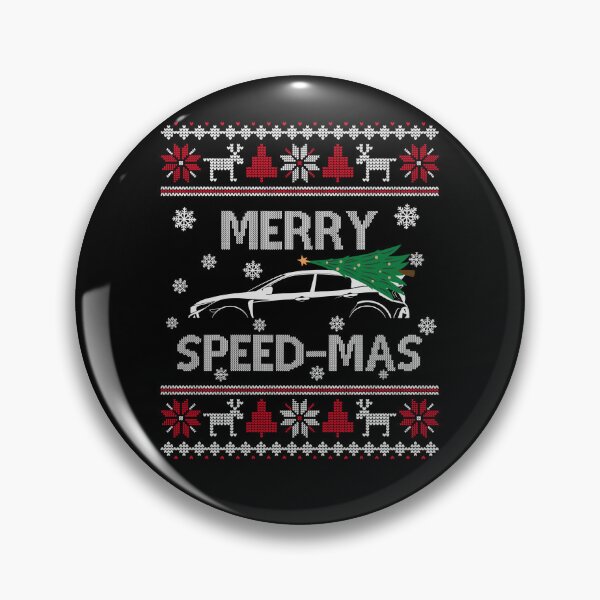 Item preview, Ugly Christmas Holiday Hot Hatch Merry Speed-mas designed and sold by 365CarMods Official.