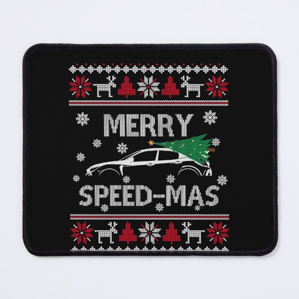 Item preview, Ugly Christmas Holiday Hot Hatch Merry Speed-mas designed and sold by 365CarMods Official.