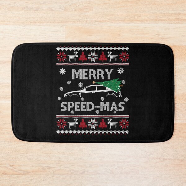 Item preview, Ugly Christmas Holiday Hot Hatch Merry Speed-mas designed and sold by 365CarMods Official.