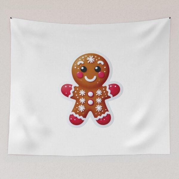 Item preview, Funny Gingerbread Christmas Characters - Delightful T-Shirts & Gifts collection on Redbubble designed and sold by MiszungART.
