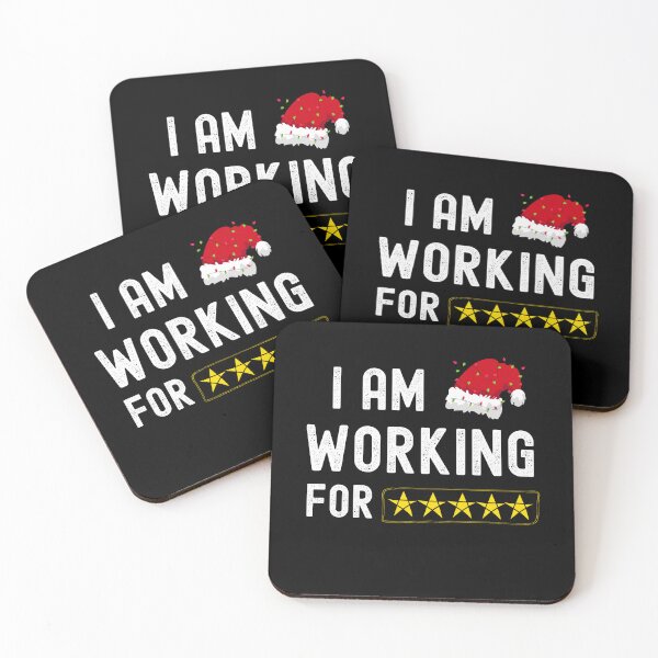 Item preview, I Am Working For Christmas Break 5 Stars   designed and sold by box-artshop.