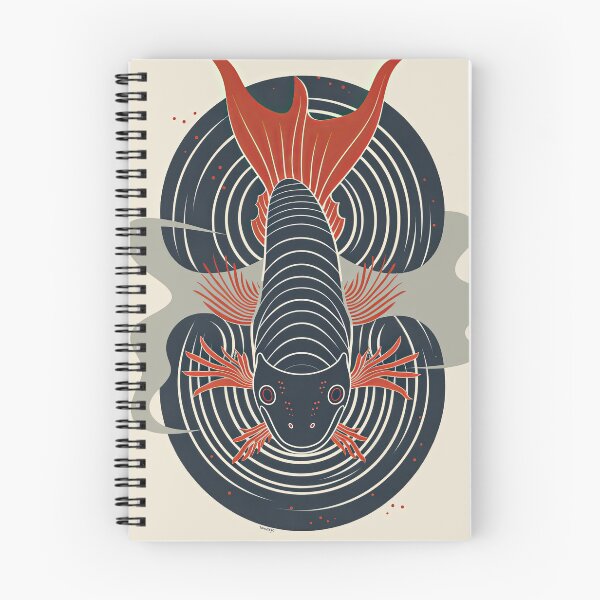 Item preview, Stylish Axolotls in Flowing, Artistic Compositions designed and sold by Piotrek0001.