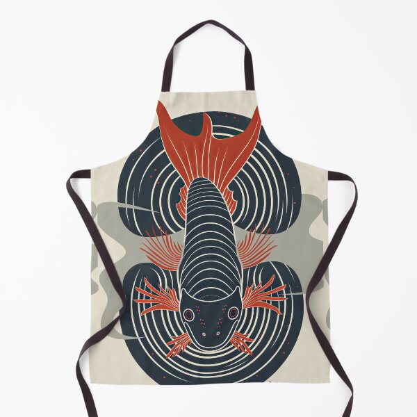 Item preview, Stylish Axolotls in Flowing, Artistic Compositions designed and sold by Piotrek0001.