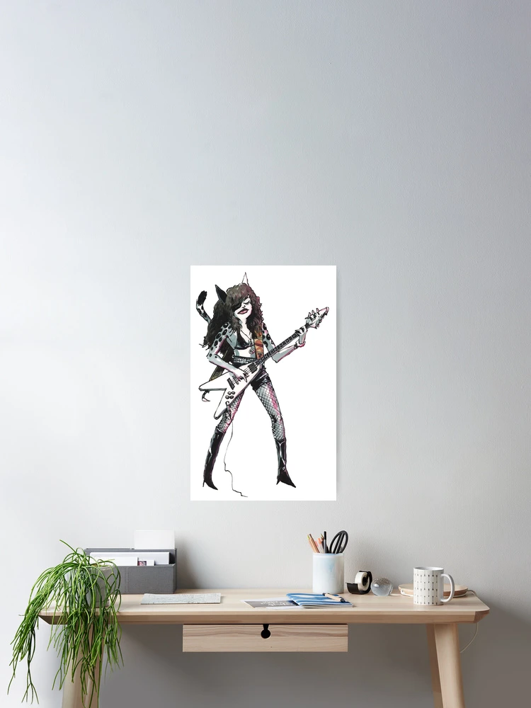 Thumbnail 2 of 3, Poster, Astrokitty Rocks designed and sold by Planet Urf.