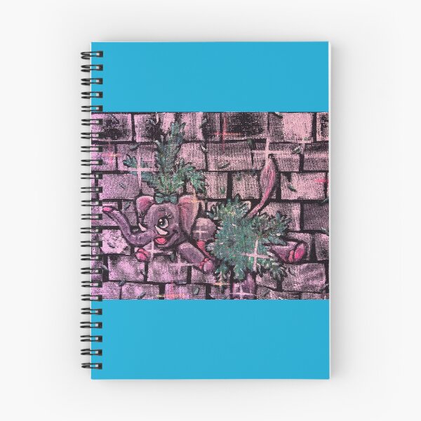 Aperçu de l'œuvre Ballerine de Noël 3 Éléphante rose créée et vendue par PGKINART.