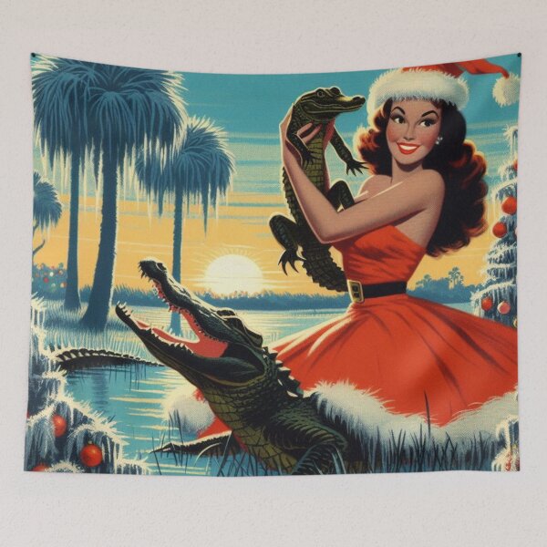 Item preview, Florida Wild Ones Holiday Pin Up Girl Style designed and sold by FloridaWildOnes.